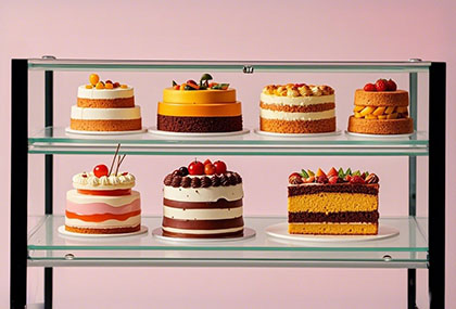 Cake Display Glass